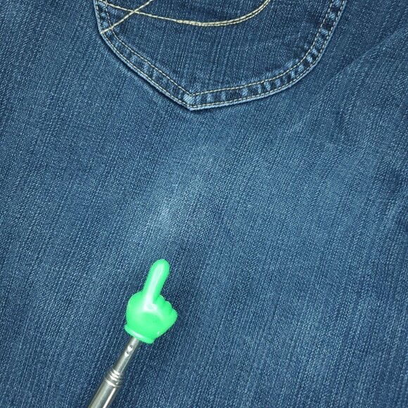 Chico Platinum Jeans Pants Womens 3 Short XL 16 Blue Stretch Denim Medium Wash - Picture 6 of 8